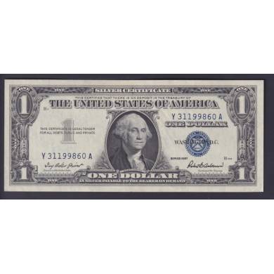 1957  -AU-UNC- Priest Anderson - Silver Certificate - $1 Dollar USA