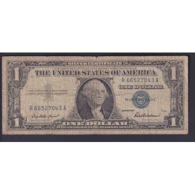 1957 - VG- Priest Anderson - Silver Certificate - $1 Dollar USA