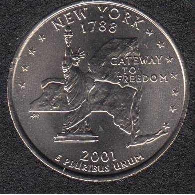 2001 D - New York - 25 Cents