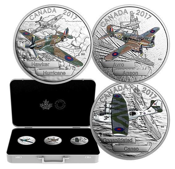 2017 $20 Dollars Argent Fin - Avions de la Seconde Guerre Mondiale ...