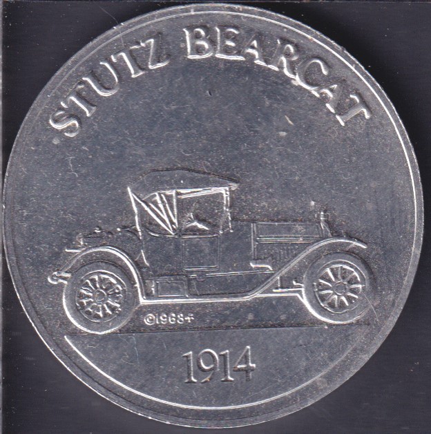 1914 Stutz Bearcat - Antique Car Coin Series 1 - Sunoco - Canada Coins