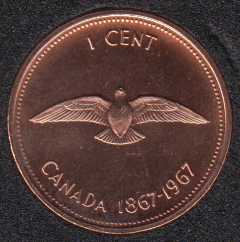 1967 - Proof Like - Canada Cent - Monnaie Canada