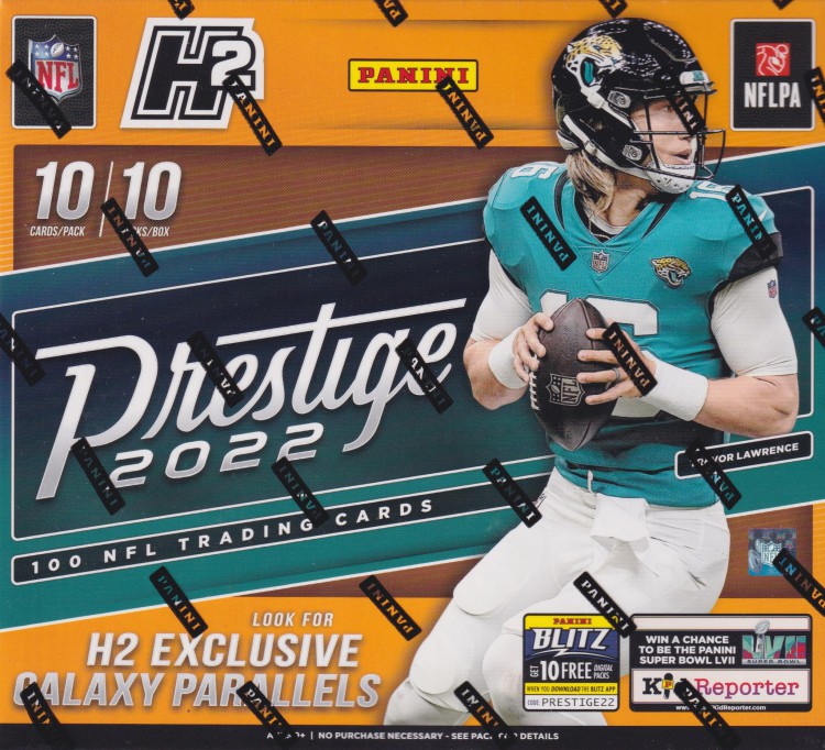 2022 Panini Prestige Football H2 Hybrid Hobby Box Canada Coins