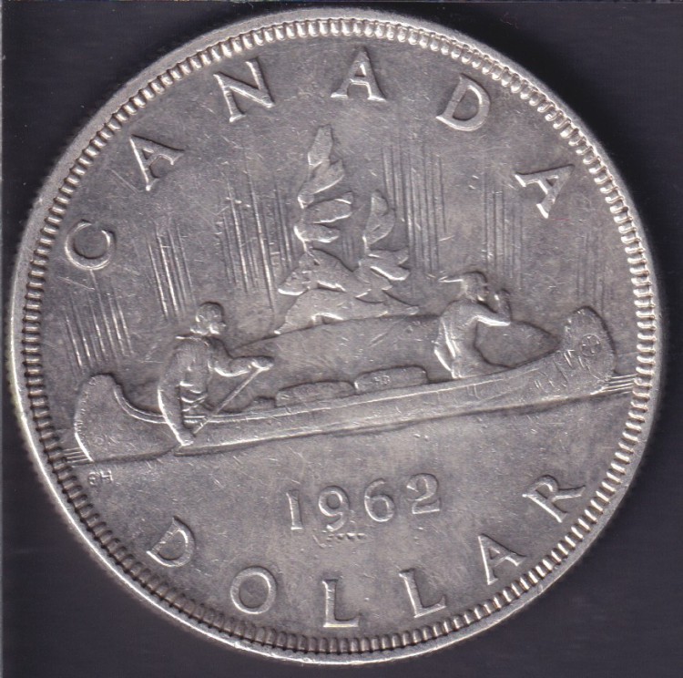 1962 - EF - Canada Dollar - Canada Coins