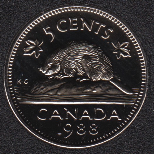 1988 - NBU - Canada 5 Cents - Canada Coins