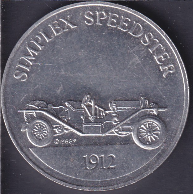 1912 Simplex Speedster - Antique Car Coin Series 1 - Sunoco - Canada Coins