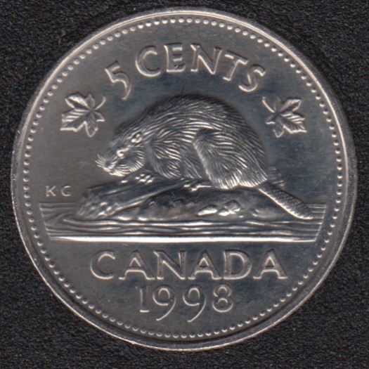 1998 - B.Unc - Canada 5 Cents - Monnaie Canada