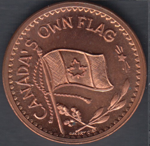 1964 - Canada'S Own Flag - Approved On Dec. 15 1964 Medal - Canada Coins