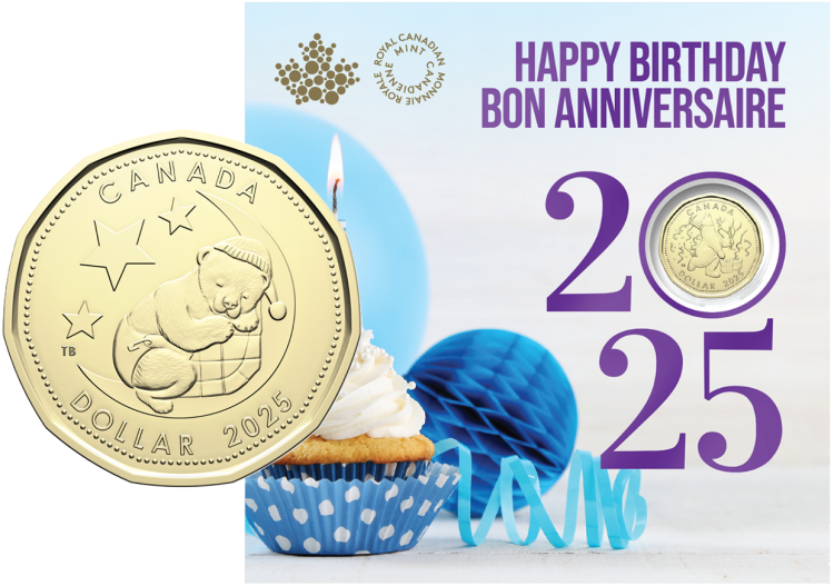 2025 Birthday Gift Card Set Canada Coins