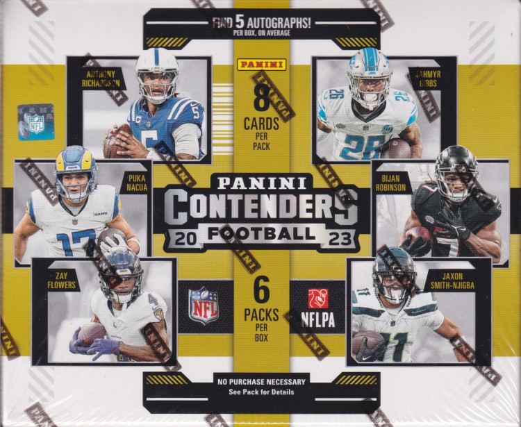 2023 Panini Contenders Football Hobby Box Canada Coins